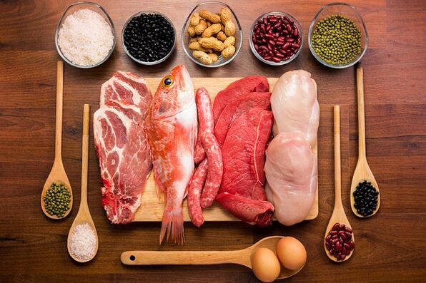 mėsos ir žuvies produktai yra skirti sergant prostatitu